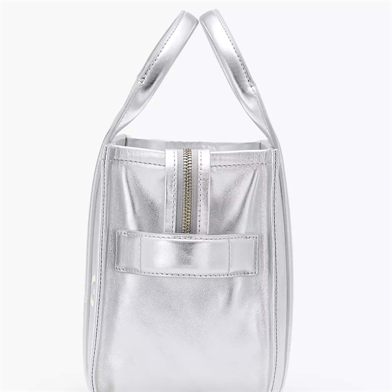 Marc Jacobs The Leather Small Tote, Metallic 